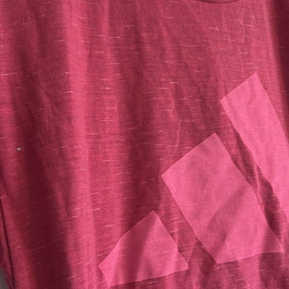 NWT adidas womens Win 2.0 Tee Wild Pink Melange X-Small - Picture 7 of 8